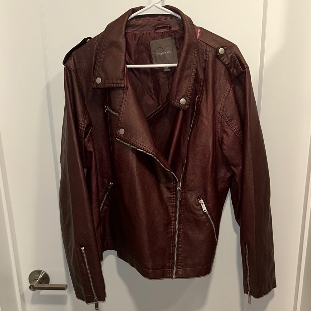 Moto Jacket in Brown